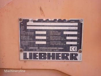 Багер на тркала LIEBHERR A 316