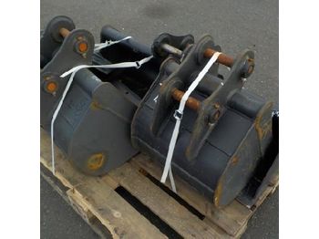  Unused Strickland 48" Ditching, 24, 18 Digging Buckets 30mm Pin to suit Doosan DX27 (3 of) - Корпа за багер
