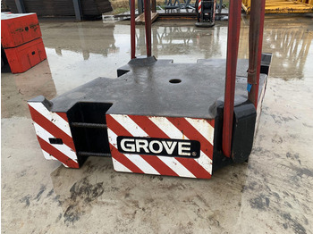 Grove Grove GMK 6400 counterweight 10 ton - Противтежа