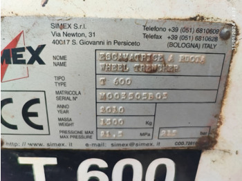 Додаток за Багер на тркала SIMEX T600: слика 5