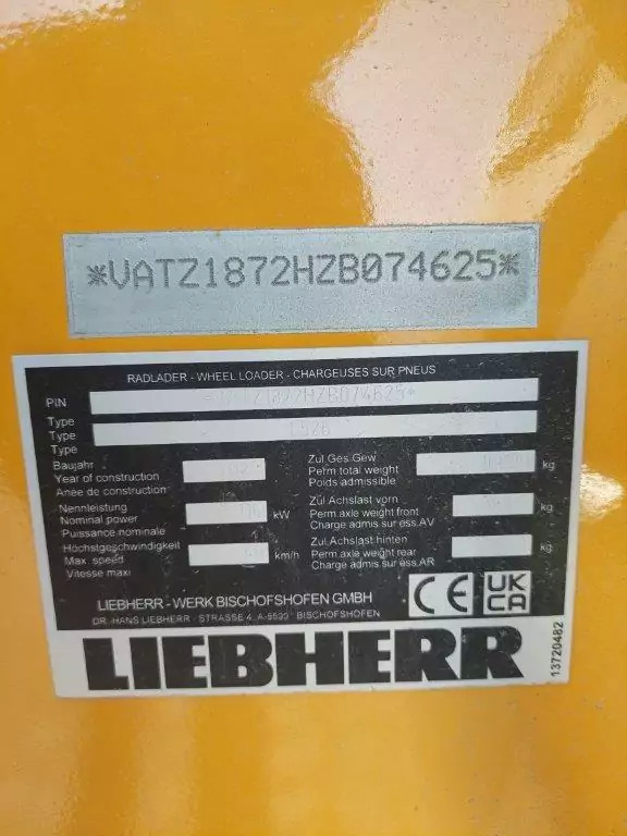 Натоварувач на тркала 2023 Liebherr L 526 Stereo G8.0-D V: слика 16