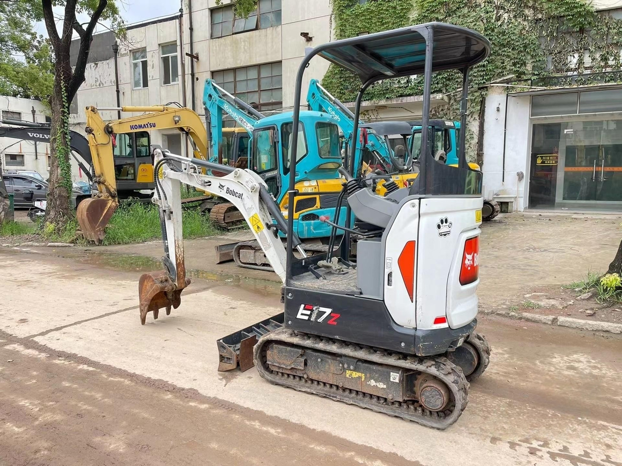 Мини багер BOBCAT E17 compact excavator small hydraulic digger: слика 6