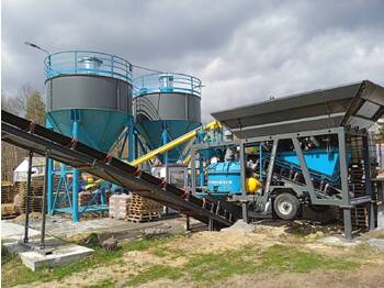 Constmach 30 m3/h Small Mobile Concrete Batching Plant - Бетонска база