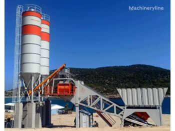 POLYGONMACH 100 m3 per hour mobile concrete batching plant - Бетонска база