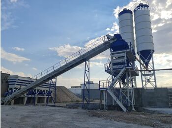 POLYGONMACH Stationary 135m3 Batching Planr with Double Planetery Mixer - Бетонска база
