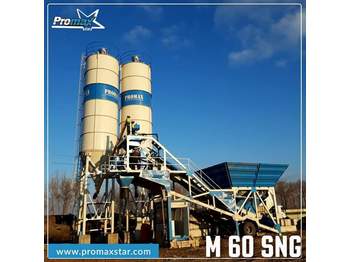 PROMAXSTAR Mobile Concrete Batching Plant PROMAX M60-SNG(60m³/h) - Бетонска база