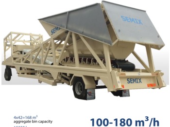 SEMIX Dry Type Mobile Concrete Batching Plant - Бетонска база
