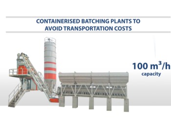 SEMIX SEMIX Compact Concrete Batching Plant 100 m³/h Containerised - Бетонска база