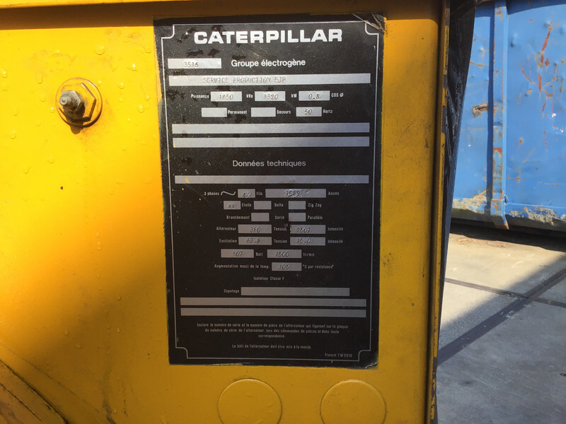 Генераторска поставка Caterpillar 3516 STD GENERATOR 1650 KVA USED: слика 6