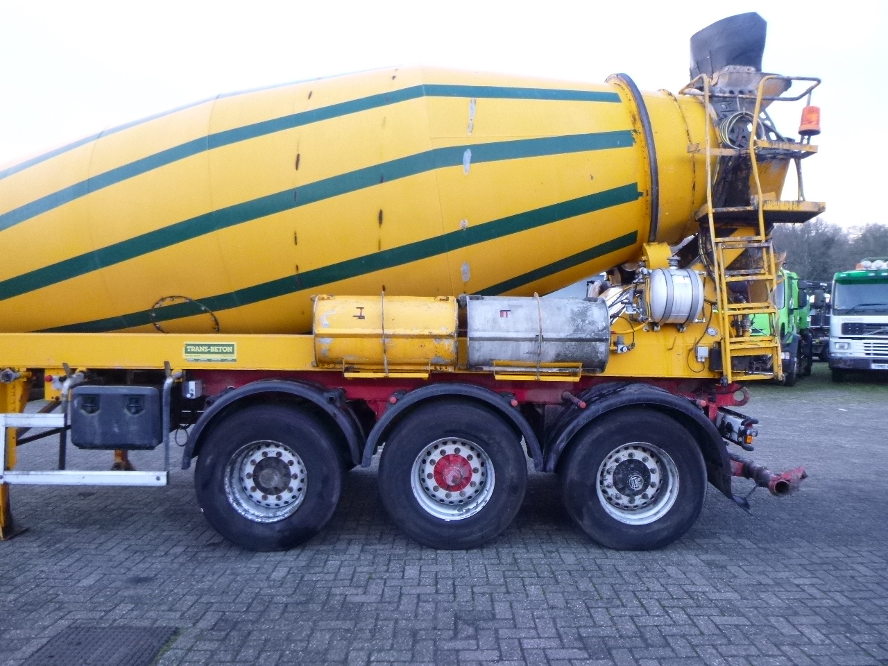 Полуприколка миксер за бетон De Buf Concrete mixer trailer BM12-39-3 12 m3: слика 5