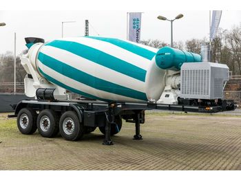 Камион миксер за бетон EUROMIX MTP 12m³ Betonmsicher Auflieger: слика 1