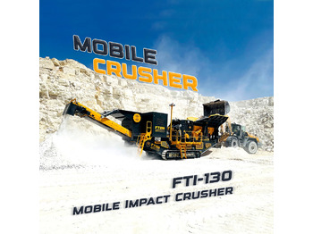 Нов Мобилна дробилка FABO FTI-130 MOBILE IMPACT CRUSHER 400-500 TPH | AVAILABLE IN STOCK: слика 1