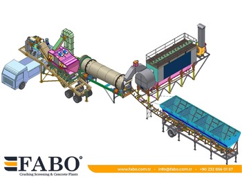Нов Асфалтна мешалка FABO Installation of asphalt of any capacity mobile and fixed.: слика 1