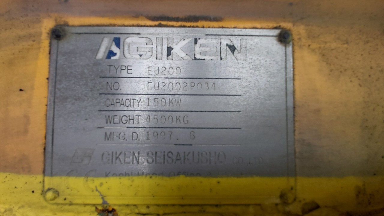 Насочен насложувач GIKEN ZP-150 Z-Piler hydro-press pile driver silent piler machine no kowan still worker hydropress: слика 13