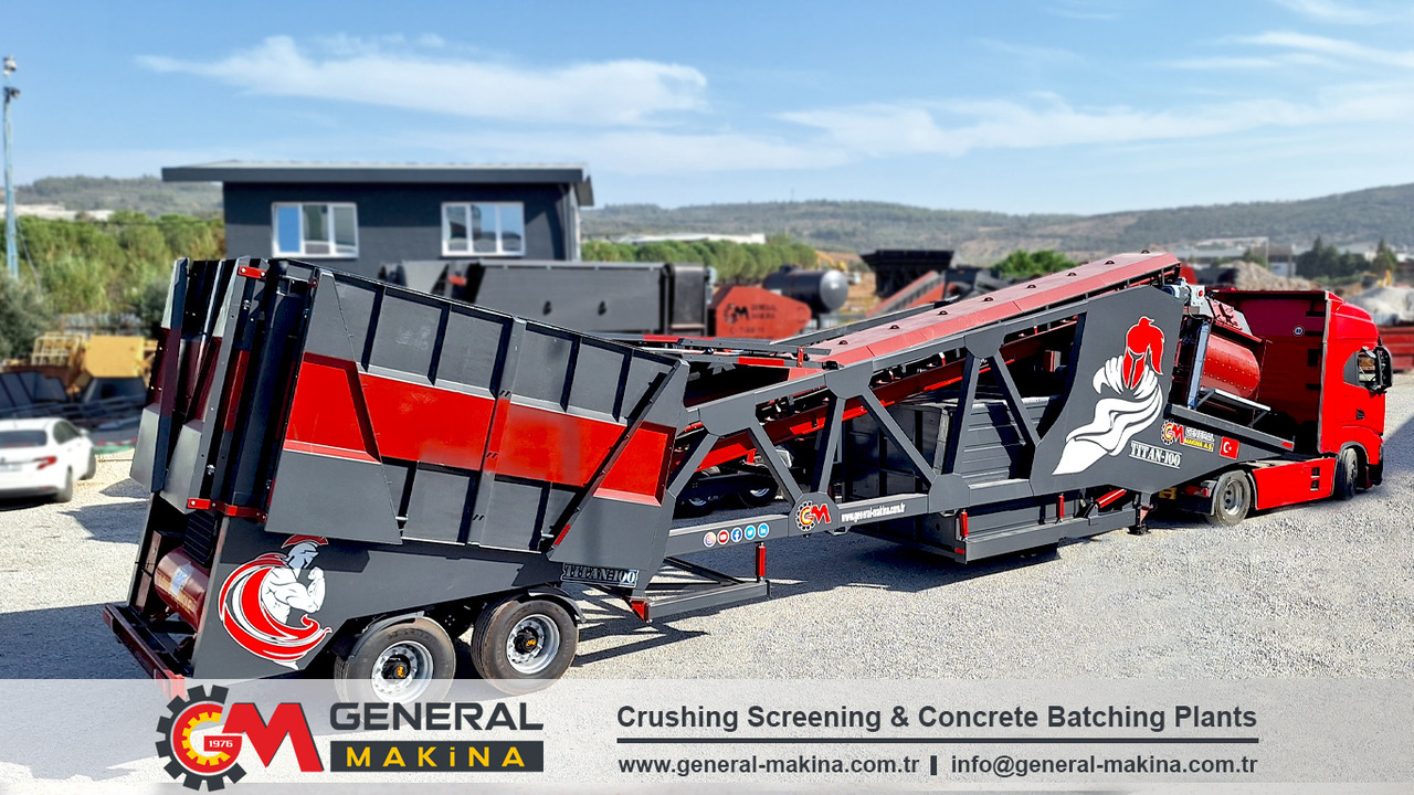 Нов Бетонска база General Makina Titan 100 m3 Mobile Concrete Batching Plant: слика 5