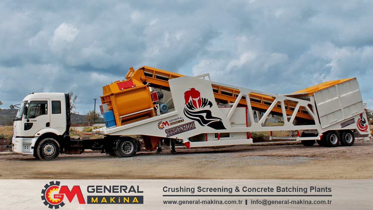 Нов Бетонска база General Makina Titan 100 m3 Mobile Concrete Batching Plant: слика 9