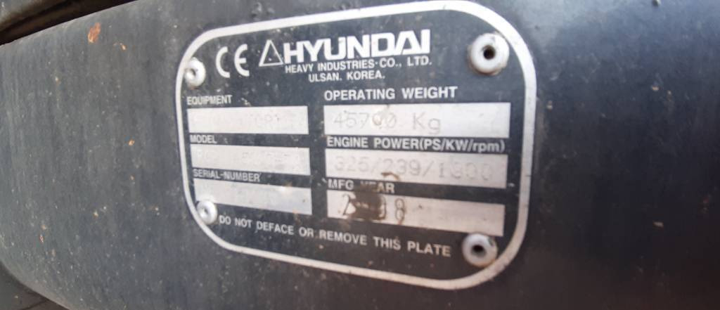 Багер гасеничар Hyundai Robex 450 LC-7 A: слика 20