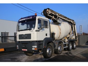 MAN TGA 35.350 BB BETONMIXER / TAPIS / PUMI - Камион миксер за бетон