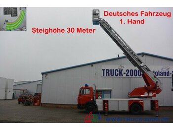 Mercedes-Benz 1524 Metz Feuerwehr Leiter 30m Rettungskorb 1.Hd - камион со подигачка кошница
