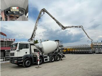 Камион со бетонска пумпа MAN TG-A 41.440 8x4 Pumi Deutsch, 28m, top: слика 1