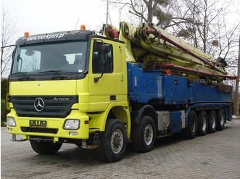 Камион со бетонска пумпа Mercedes-Benz ACTROS 4158 12x4 Betonpumpe PUTZMEISTER 58-5.16: слика 1