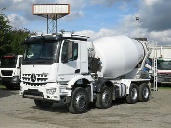 Камион миксер за бетон Mercedes-Benz Arocs 3240 B 8x4 Betonmischer 9m³ Stetter AM 9 F: слика 1