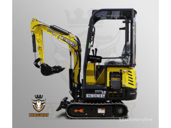 KINGWAY Mini Excavator Jeff 10 K Ramie Skrętne + bucket 300/500/800 - Мини багер