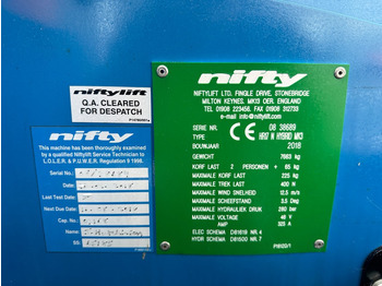 Niftylift hr17 N Hybrid - Дигачка платформа: слика 3