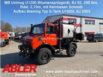 MERCEDES-BENZ Bitumenspritzgerät Unimog U1200 Aufbau Breining - Прскалка за битуменска емулзија