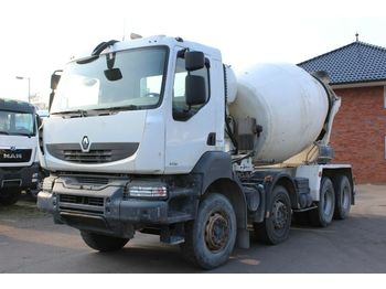 Камион миксер за бетон Renault Kerax 410 8x4  9M³ Trommel Euro 4: слика 1