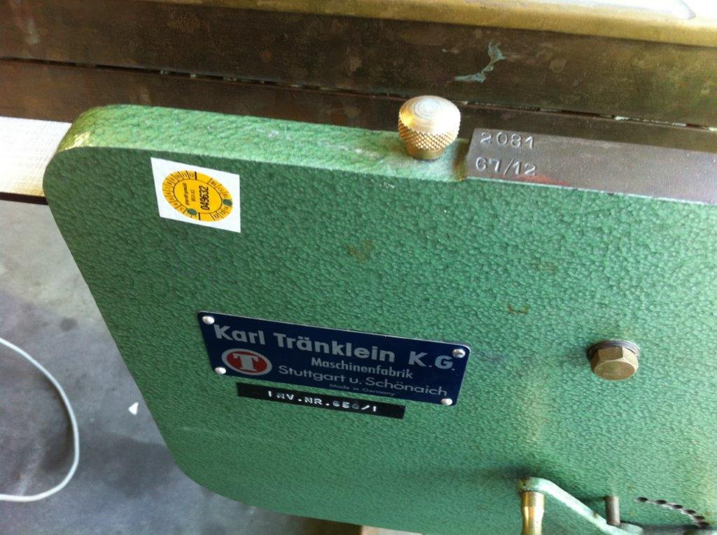Опрема за печатење Anleimmaschine heiß-kalt Karl Tränklein: слика 4