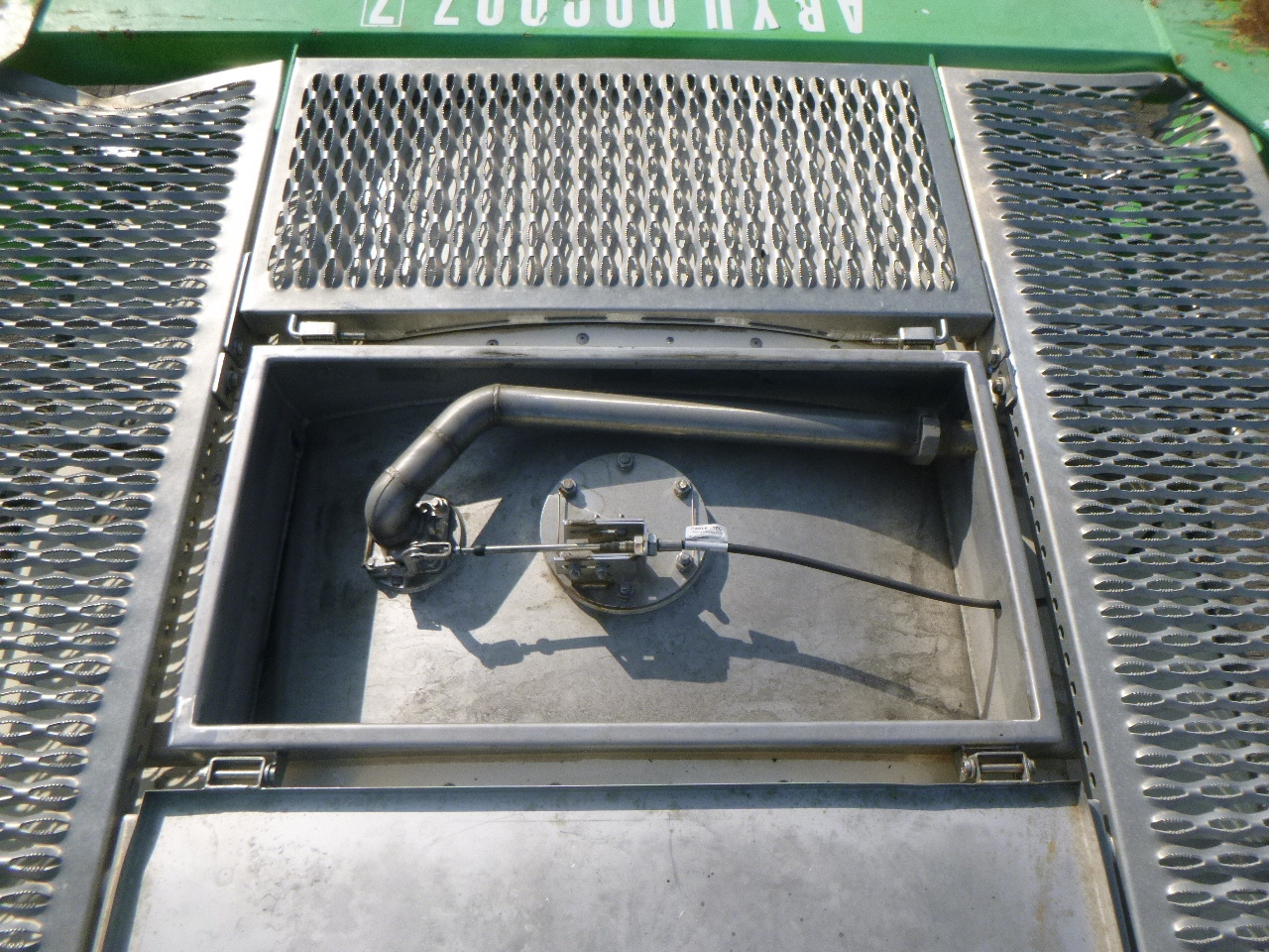 Цистерна контејнер, Полуприколка Danteco Food tank container inox 20 ft / 25 m3 / 1 comp: слика 14