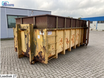 Систем на подигачка кука/ Скипер утоварувач Onbekend Steel container, 19 M3: слика 1