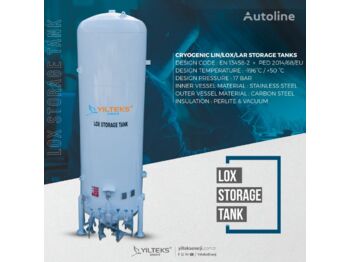 Нов Резервоар за складирање за транспорт на гас YILTEKS Cryogenic Tanks - LIN,LOX,LAR,LCO2: слика 1
