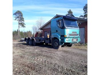 SISU E12 480 8x2 metsäkoneritilä - Автотранспортен камион