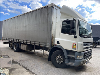 Камион со церада DAF CF 85.340 6x2 - MANUAL ZF - EURO 3 - LONG BOX - GOOD CONDITION: слика 1