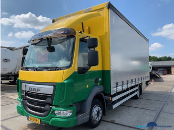 Камион со церада DAF LF 210 FA Schuifzeilen (nieuw) laadklep Euro 6: слика 1