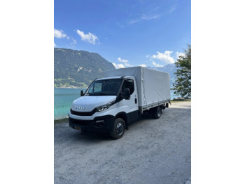 IVECO Daily 50 C 15 Curtain side + tail lift - Камион со церада: слика 1