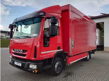 Камион со церада Iveco Eurocargo ML120EL21 Getränkepritsche+LBW: слика 1