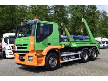 Камион за подигање контејнери Iveco Stralis 420/Multilift SLT-190/6x2,Lenk,Klima,E5: слика 3