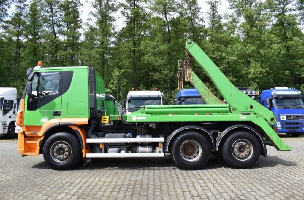 Камион за подигање контејнери Iveco Stralis 420/Multilift SLT-190/6x2,Lenk,Klima,E5: слика 5
