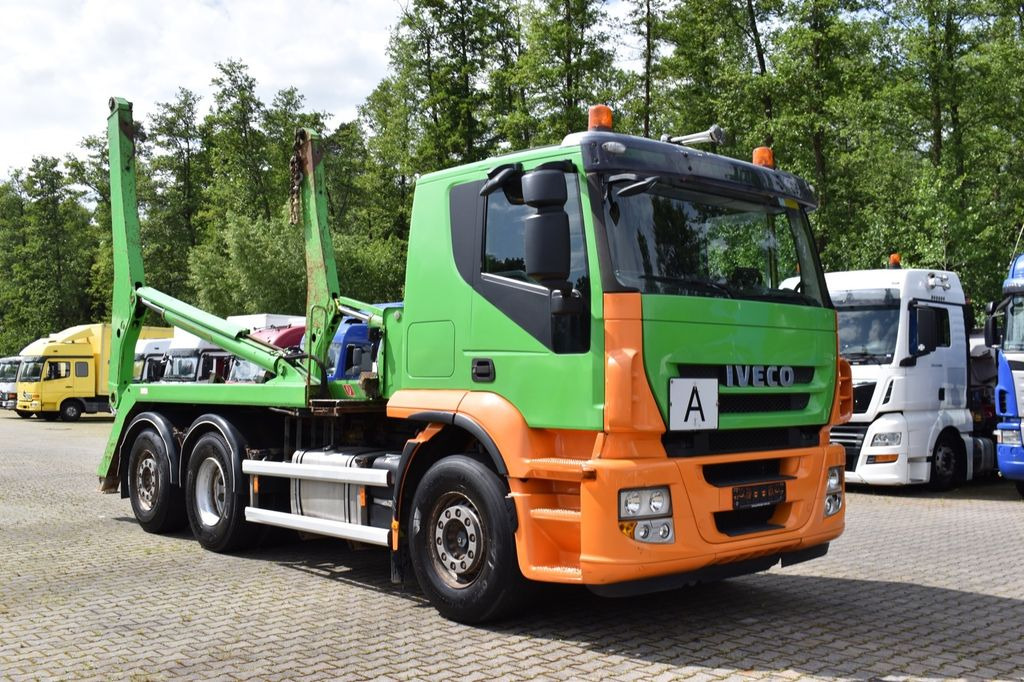 Камион за подигање контејнери Iveco Stralis 420/Multilift SLT-190/6x2,Lenk,Klima,E5: слика 12