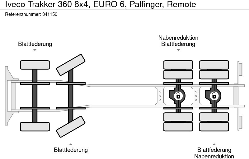 Лизинг на Iveco Trakker 360 8x4, EURO 6, Palfinger, Remote Iveco Trakker 360 8x4, EURO 6, Palfinger, Remote: слика 14