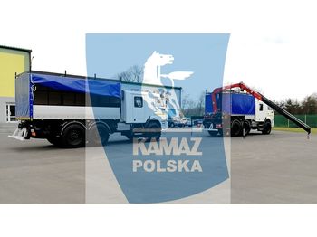 KAMAZ 6x6 SERVICE CAR - Камион со церада