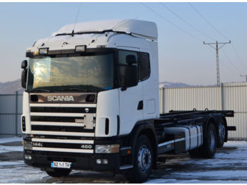 Scania 144 460 * Fahrgestell 6,50 m * Top Zustand!  - Камион со кабинска шасија
