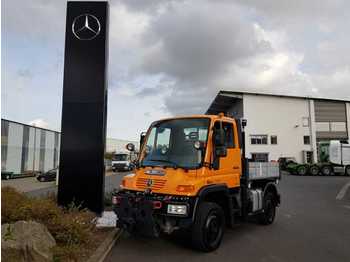 Mercedes-Benz UNIMOG U300 4x4 Hydraulik Standheizung Klima  - Камион со платформа