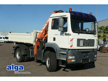 Кипер, Камион со кран MAN 18.430 TGA BB 4x2, gr. Atlas 170.2 Kran, Meiller: слика 1