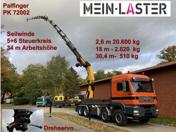 Камион со кран MAN 35.480 PK 72002 34m Seilwinde + 5/6 Steuerkreis: слика 1