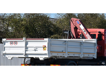 MAN Abrollkipper Container + KRAN HMF 953 K2!  - Камион со кука за подигање: слика 2