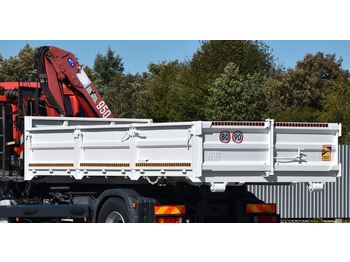 MAN Abrollkipper Container + KRAN HMF 953 K2!  - Камион со кука за подигање: слика 3
